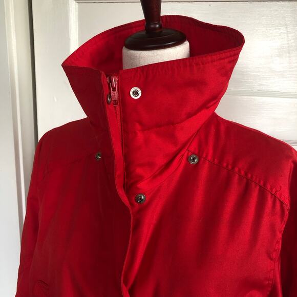 VTG Pacific Trail Red Jacket Womens Large Made in Korea Plaid Lined Outdoor Coat - Picture 4 of 16